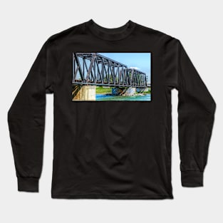 Old railway bridge. Long Sleeve T-Shirt